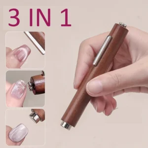 Triple effect nail art magnet