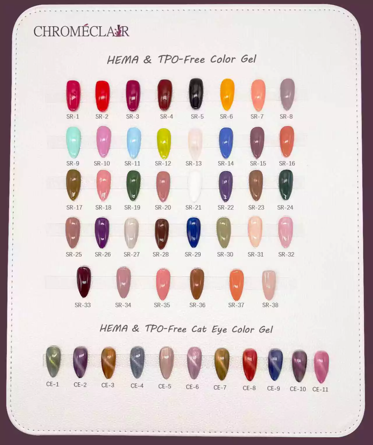 Hema-Free and Tpo-free Christmas Polish Set -CHROMÉCLAIR