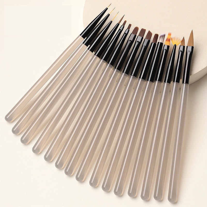 Professional Nail Art Brushes Set 15 PCS - Image 2