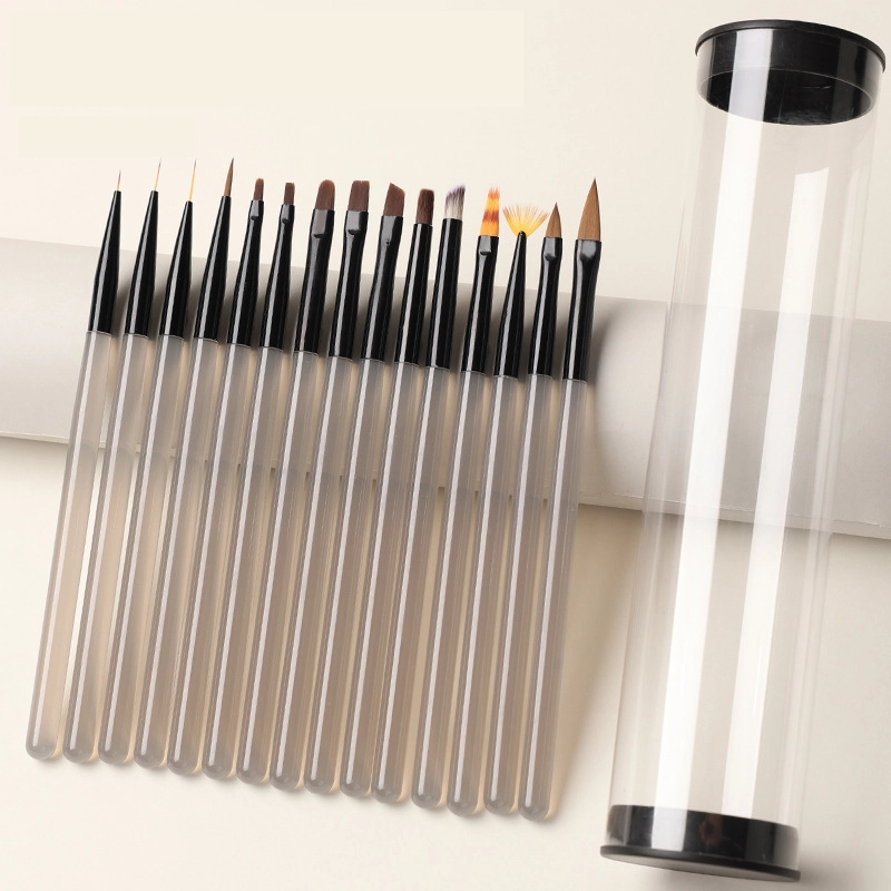 Professional Nail Art Brushes Set 15 PCS - Image 3