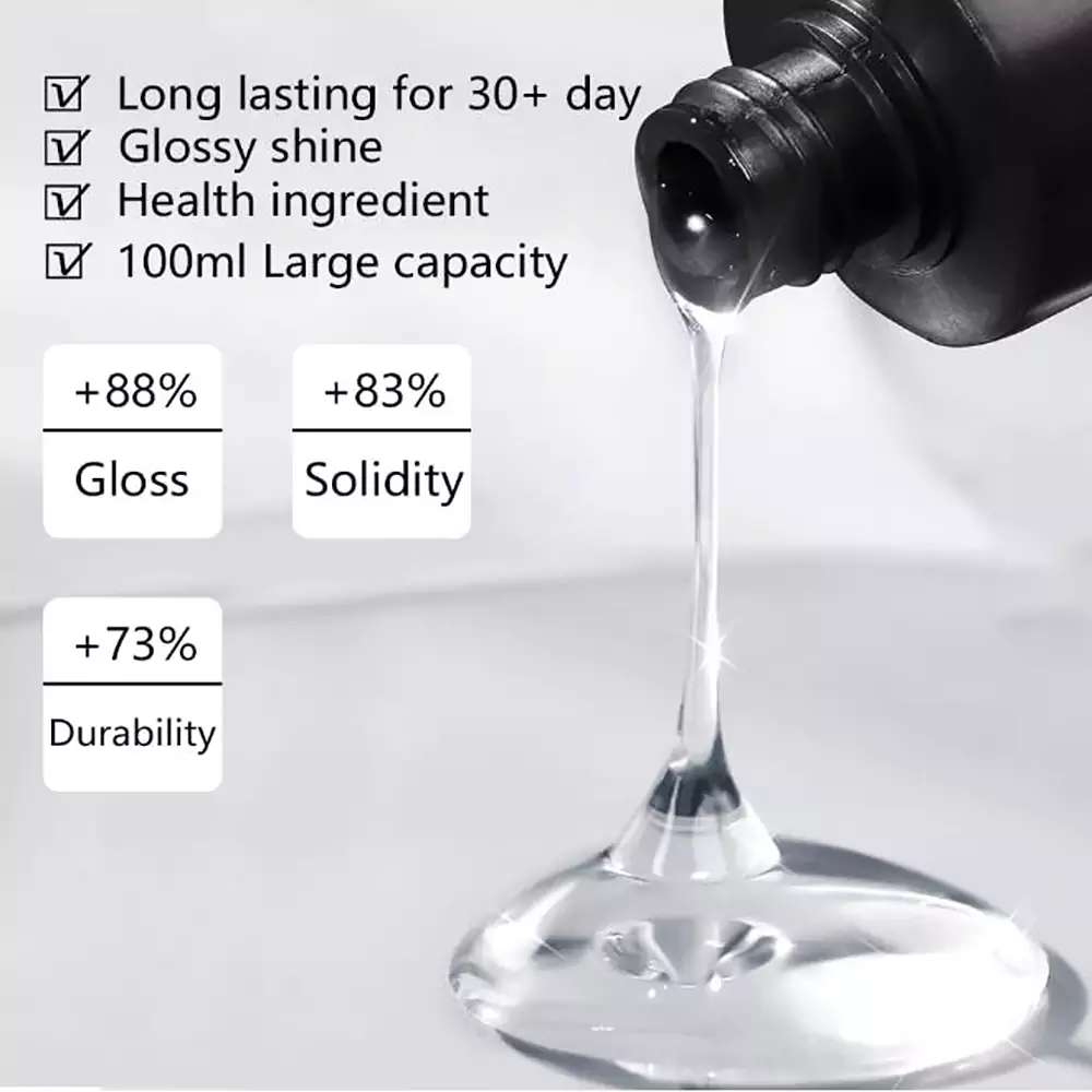 Hema-Free and Tpo-Free No Wipe Top Coat-2-CHROMÉCLAIR