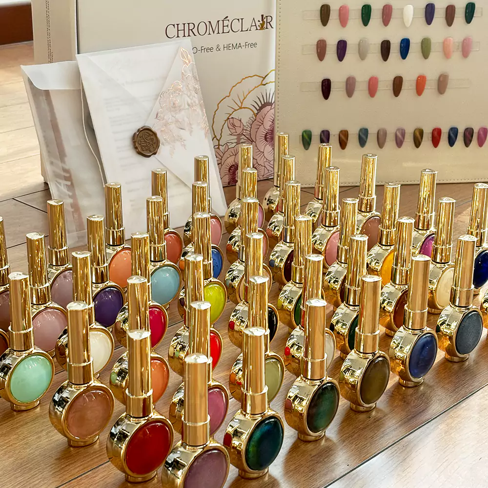 HEMA&TPO FREE 48 COULEURS SET CAT EYE COULEUR UNIE CHROMÉCLAIR