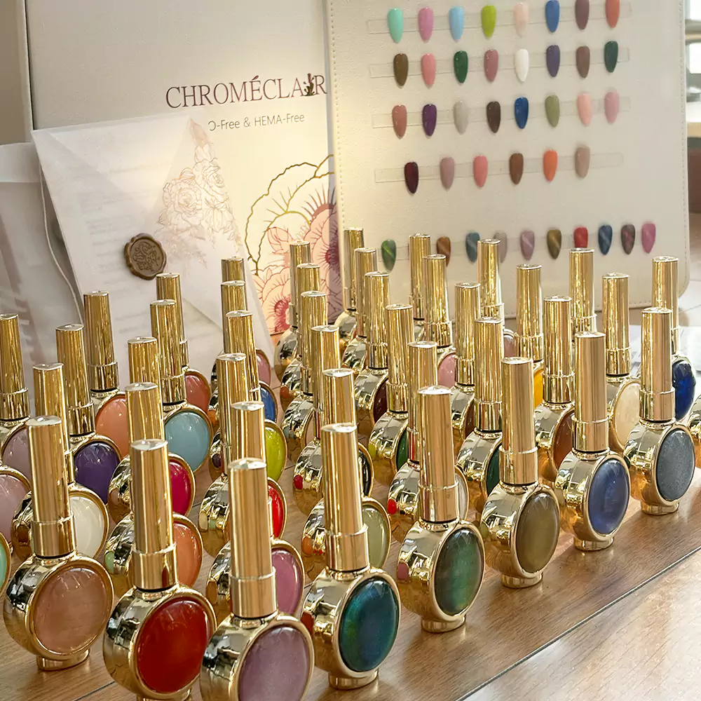 HEMA&TPO FREE 48 COULEURS SET CAT EYE COULEUR UNIE CHROMÉCLAIR