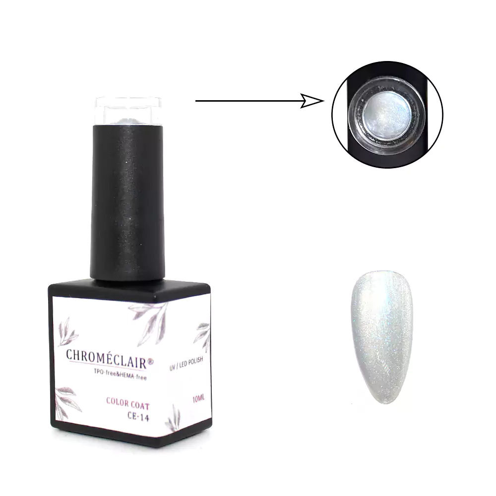 Vernis gel Cat Eye 10 ml sans HEMA ni TPO CE14