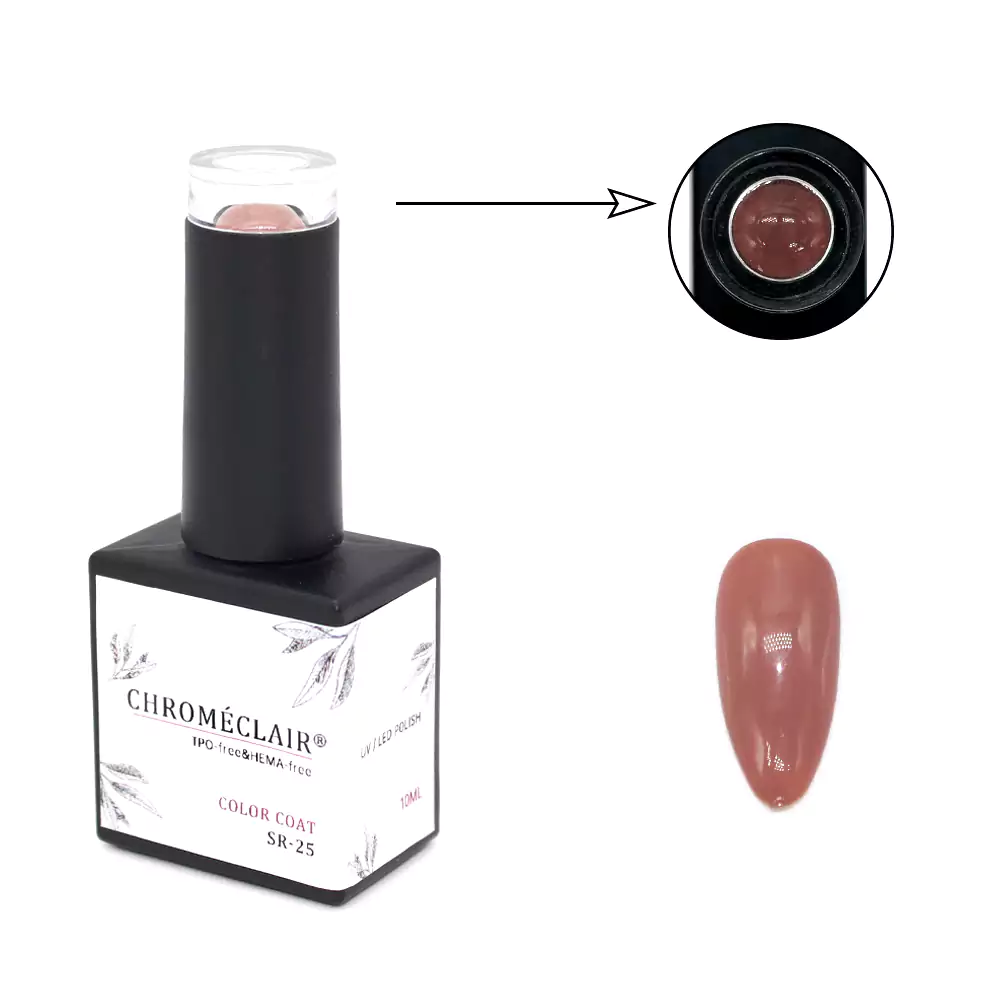 HEMA&TPO FREE SOLID COLOR SR-25 10ML CHROMÉCLAIR
