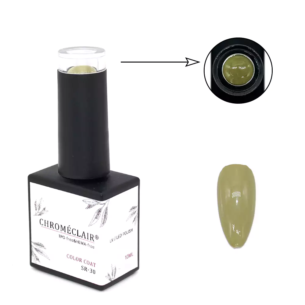 HEMA&TPO FREE SOLID COLOR SR-30 10ML CHROMÉCLAIR
