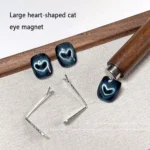 Exquisite Nail Art Tools, Herzförmige Katze Auge Y-förmige magnetische Führung Assistent
