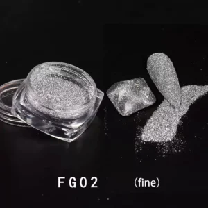 Crystal nail powder-FG02 CHROMÉCLAIR