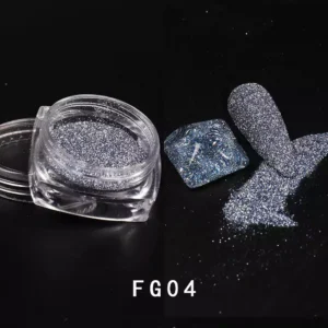 Crystal nail powder-FG04 CHROMÉCLAIR