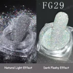 Crystal nail powder-FG29 CHROMÉCLAIR