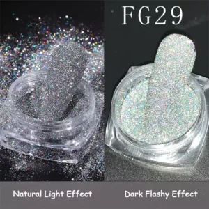 Crystal nail powder-FG29 CHROMÉCLAIR