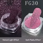 Crystal nail powder-FG30 CHROMÉCLAIR