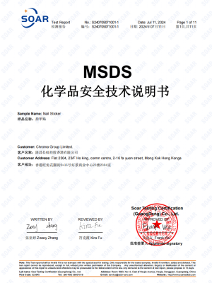 Chroma Group Limited_MSDS